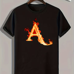 A Print Men's Graphic T shirt Casual Comfy Tees For Summer Mens Clothing