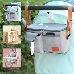 Waterproof Insulation Stroller Caddy Hanging Bag for Mom