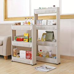 Kitchen Storage Shelf Plastic Rack Organizer 3 Layers