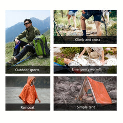 3pcs Windproof Waterproof Thermal Blanket for First Aid Outdoor Camping