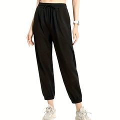 Women's Loose Joggers Yoga Pants Drawstring Large Size
