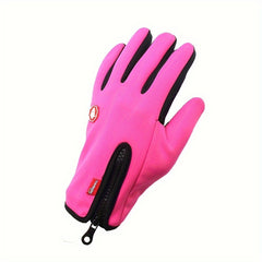 Outdoor Cycling Gloves Touch Screen Warm Full Finger Gloves Winter Windproof