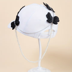 Butterfly Chain Decor Baseball Cap & Sun Hat Adjustable