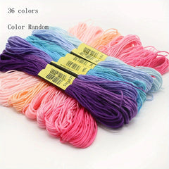 50pcs Cross Stitch Threads Embroidery Floss 8m strand DIY Cross Stitch Embroider