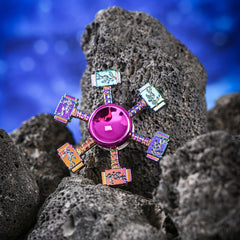 Colorful Thor's Hammer Finger Spinner Metal Fingertip Spinner