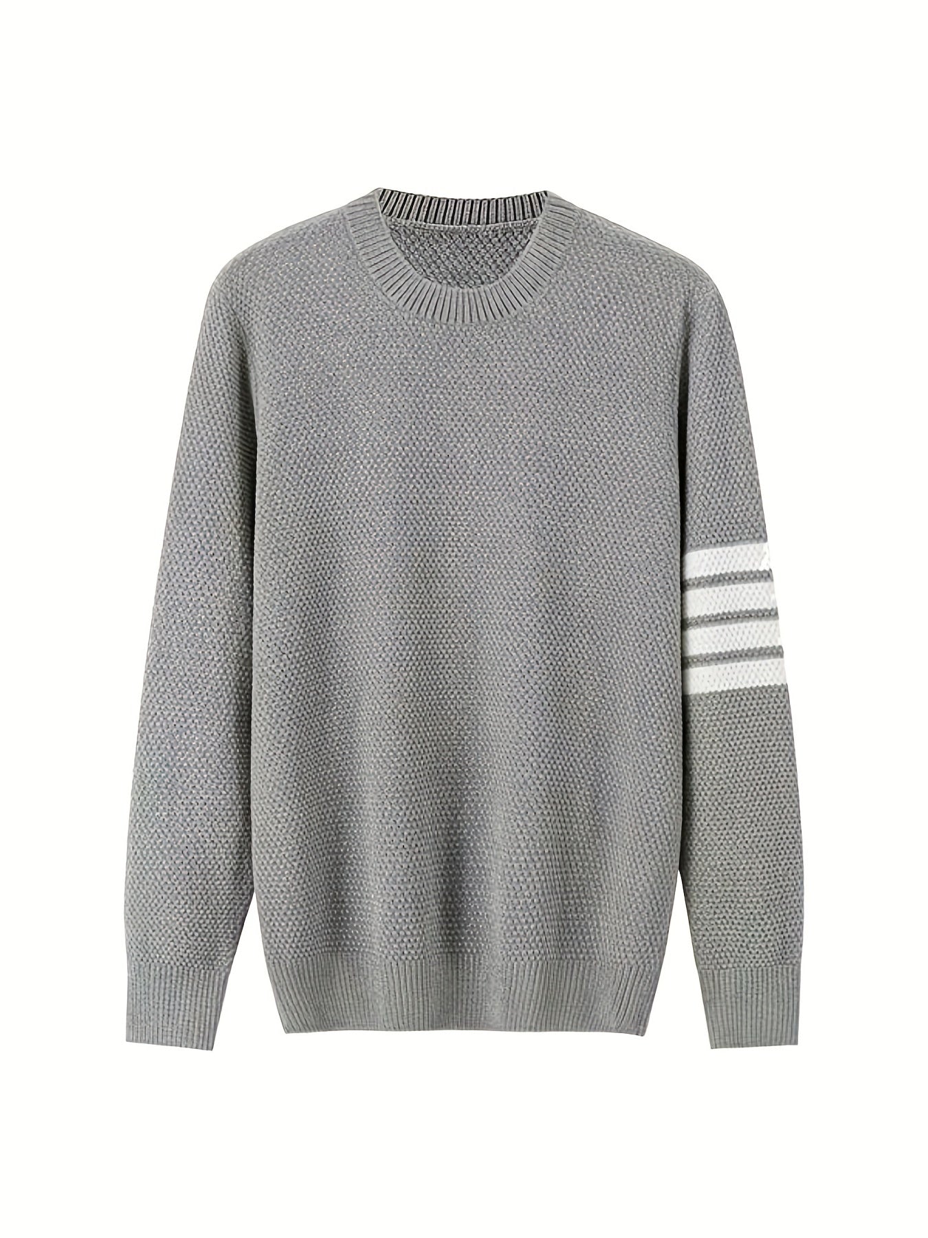 Men's Striped Knit Sweater