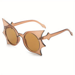 Y2K Bat Wings Sunglasses Jelly Decorative Glasses