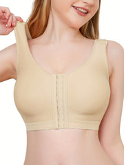 Front Buckle Wireless Bra Comfy & Breathable Full Coverage