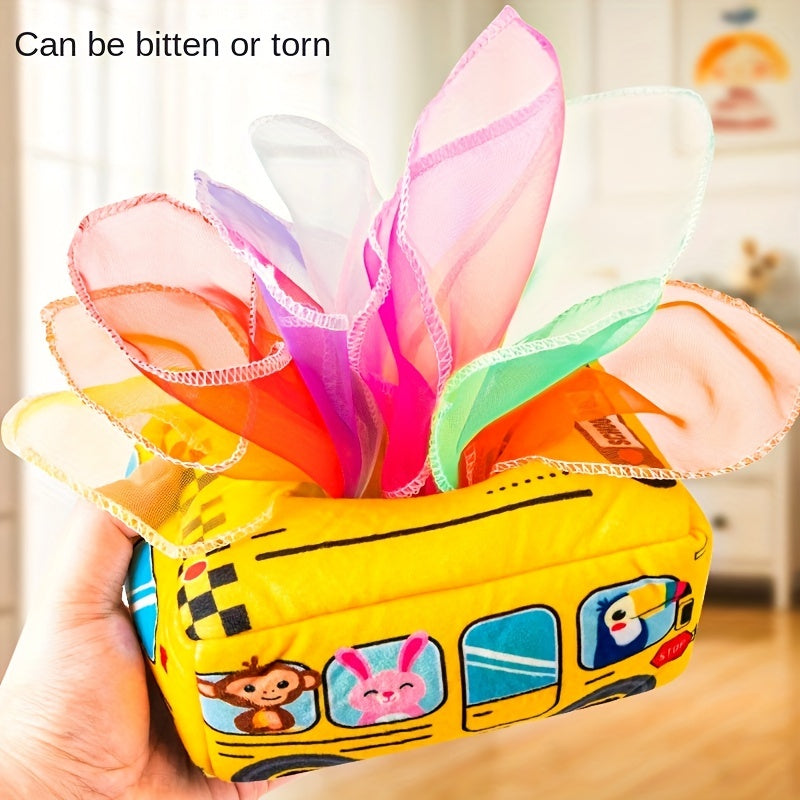 Tear-Resistant Tissue Box Toy for Infants