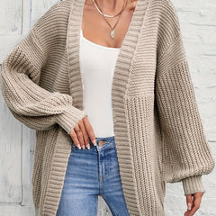 Casual Open Front Cardigan for Women