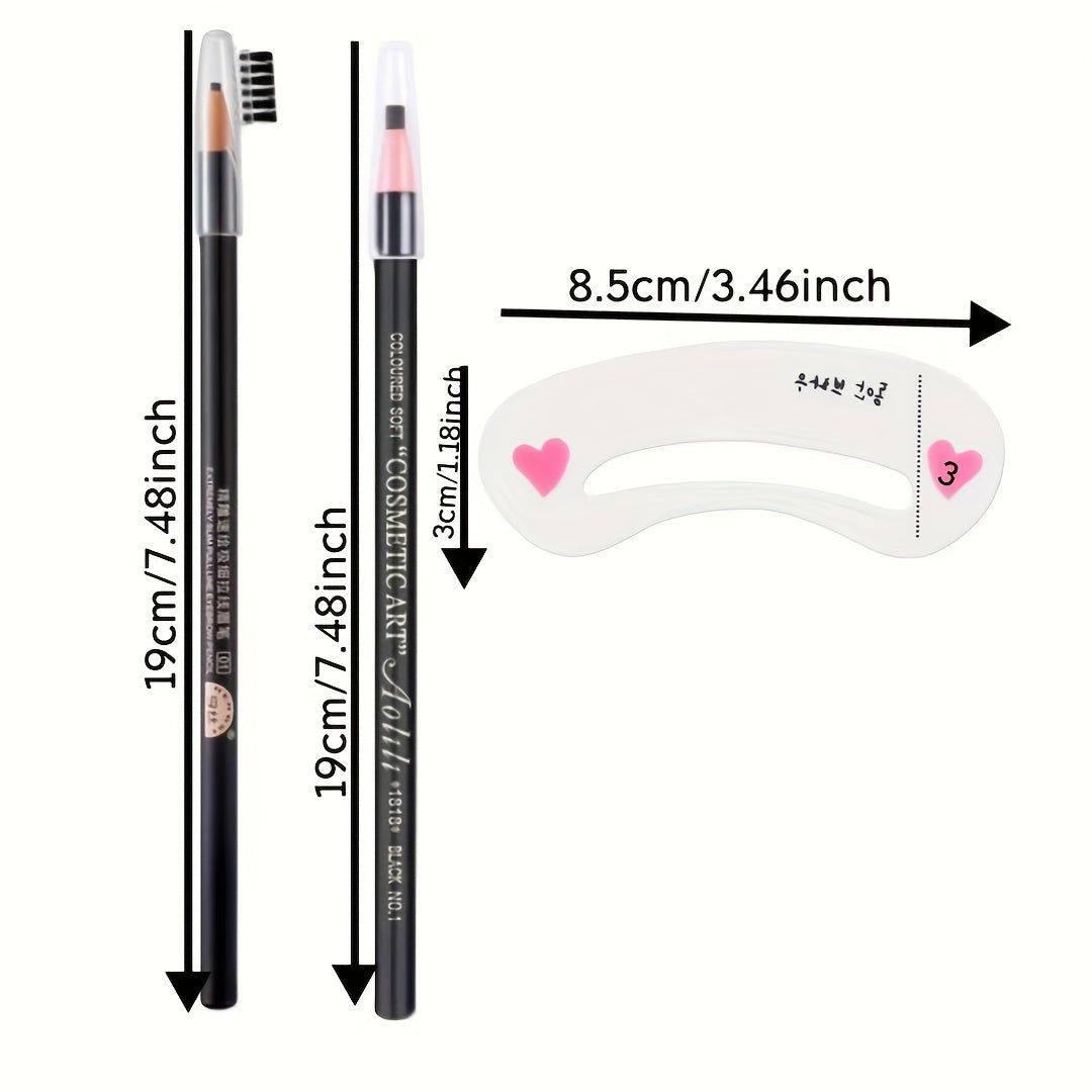 Ultra Slim Tear Off Eyebrow Pencil Waterproof Durable Smudge Proof Makeup Pen