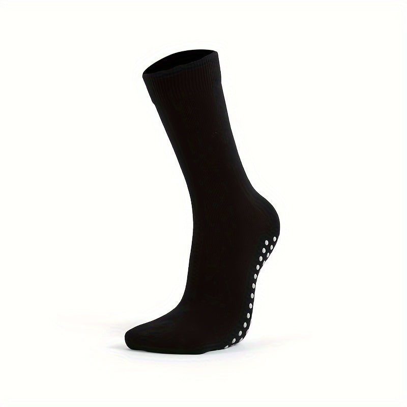 Yoga Socks Sporty Mid-tube Sweat Absorption Non-slip Cozy Dance Socks