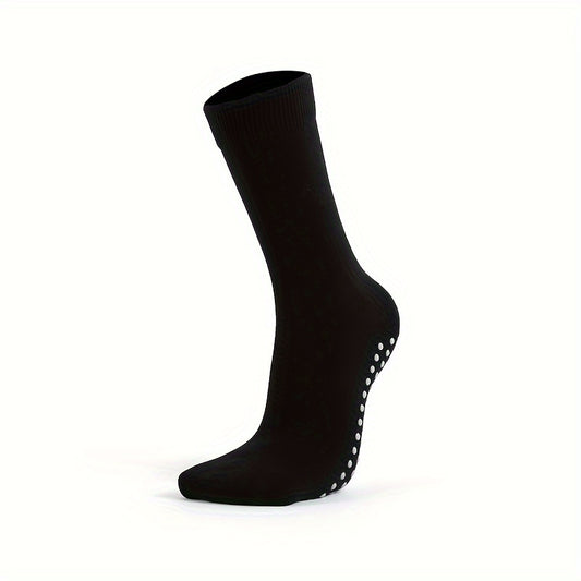 Yoga Socks Sporty Mid-tube Sweat Absorption Non-slip Cozy Dance Socks