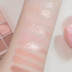 Pearly Matte Finish Eyeshadow Palette Warm & Cold Tone