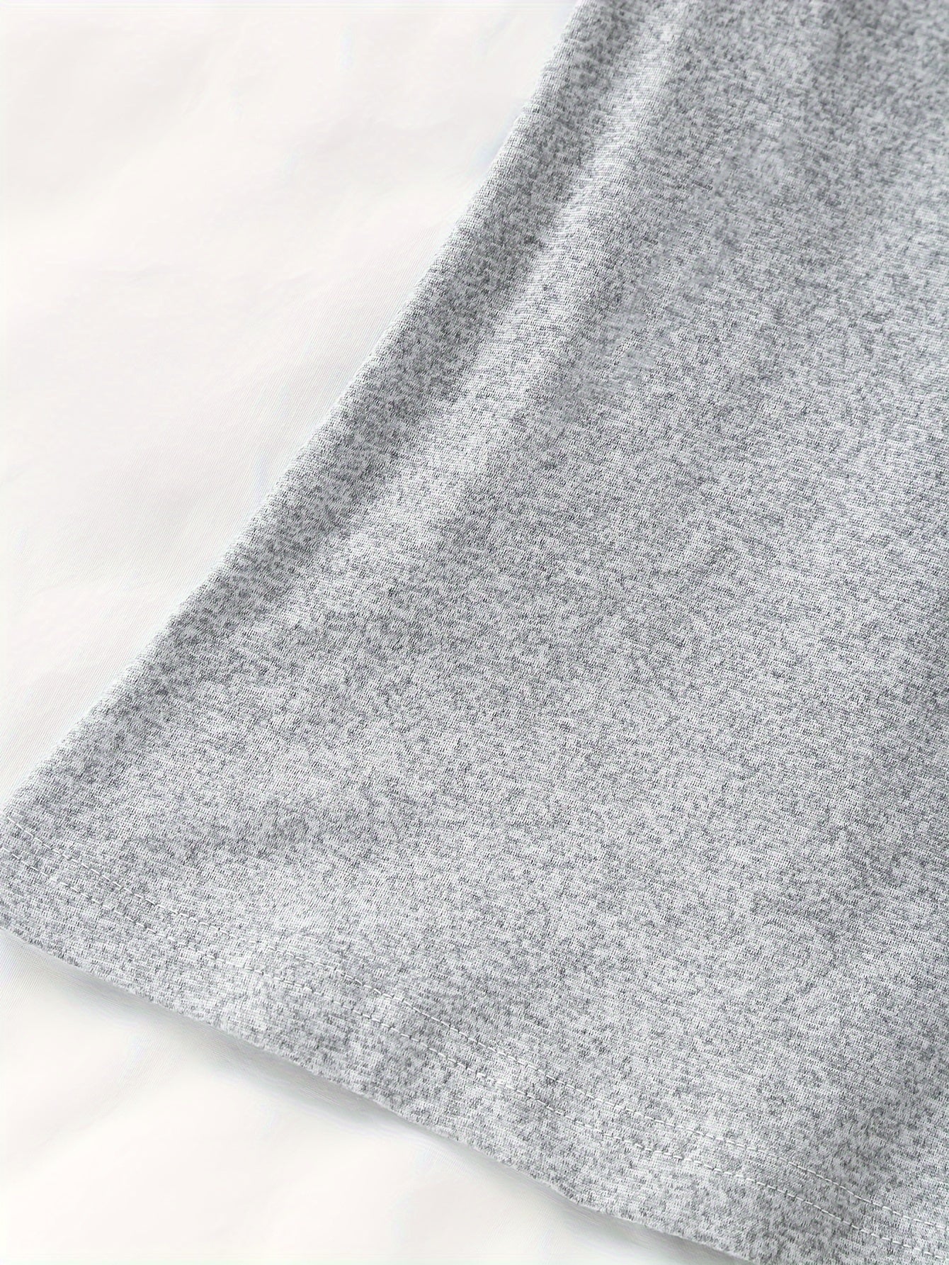 3pcs Solid NightDress Short Sleeve Crew Neck Pajama Dress