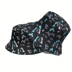 Spring Summer Butterfly Print Fisherman Hat Hip Hop Bucket Hat