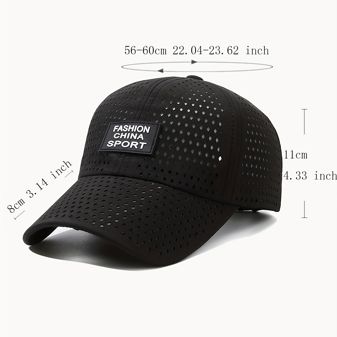 Mesh Breathable Sports Baseball Cap Unisex Thin Quick Drying Dad Hats Adjustable