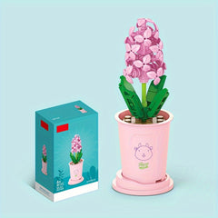 Flower Building Block Toys Jasmine & Hyacinth Model Gift