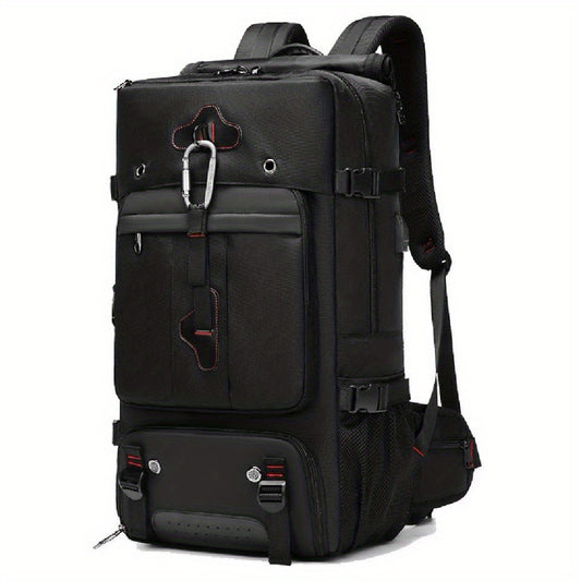 Men's Travel Casual Backpack Large Capacity Luggage Bag Waterproof