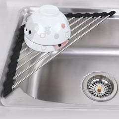 Multicolor Sink Drain Bowl Rack Triangle Rack Non-slip Water Control Rack
