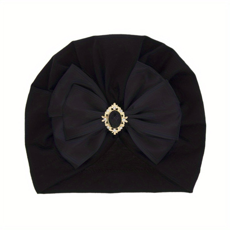 Baby Turban Hats Turban Bow Knot Baby Infant Beanie