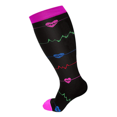 Copper Compression Socks for Women Plus Size - Knee Highs