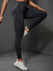 Leopard Print High Waist Yoga Leggings