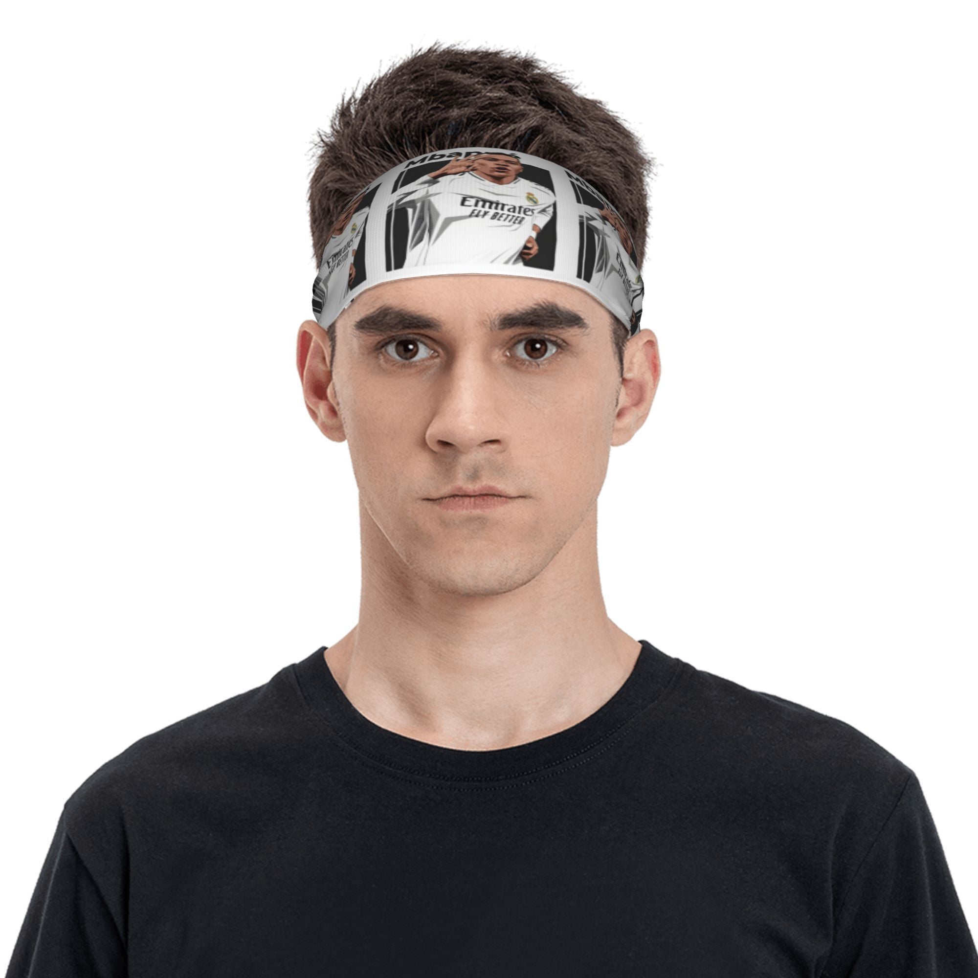 One Piece Messi Sports Uniform with Headband for Yoga Fitness Running