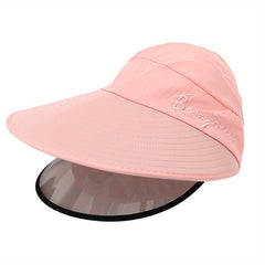 Large Brim Anti UV Sun Protection Visor Hat for Outdoor Sport