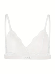 Lace Wireless Bra Padded Comfy & Breathable Women's Lingerie