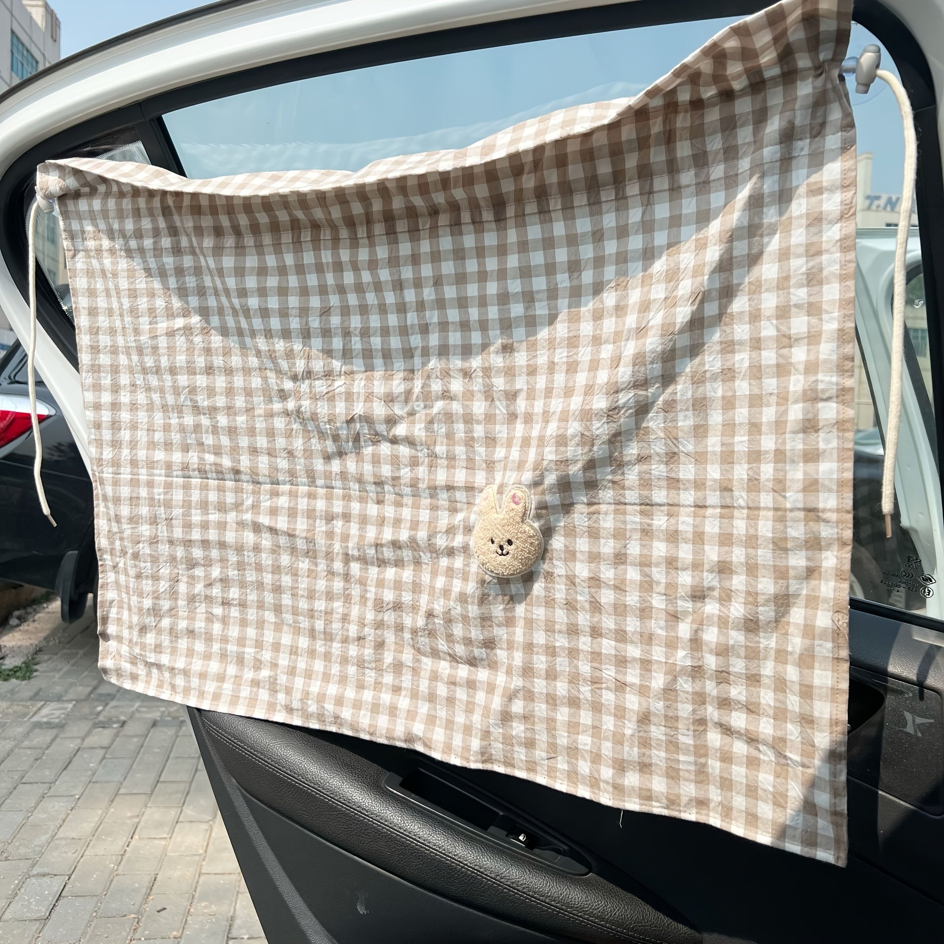 Car Curtain Bear Thermal Insulator Sunblock Curtain