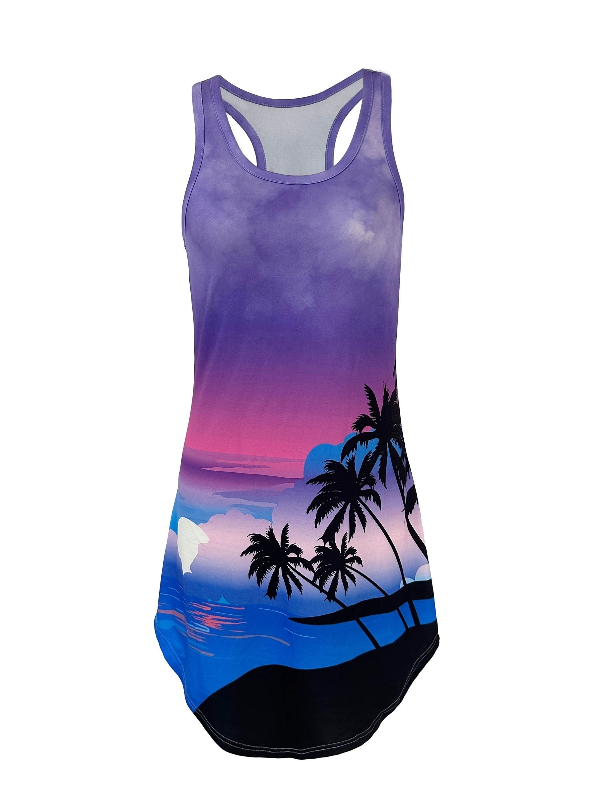 Crew Neck Sleeveless Home Dress Women's Loungewear