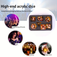 7pcs Game Dice Set for Parties & Board Games