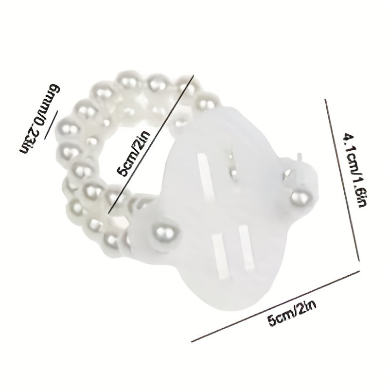 10pcs Faux Pearl Bracelet Set for Bride & Bridesmaids