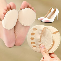 1 Pair Honeycomb Fabric Forefoot Pads High Heel Cushion Inserts