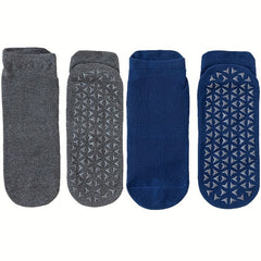 2 Pairs Soft Yoga Socks Moisture Wicking Casual Ankle Socks