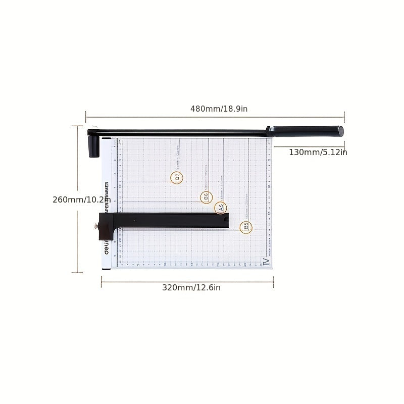 A4 Manual Paper Cutter Dotted Line Office Home Small Photo Cutting Machine