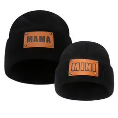 Parent Child Wool Knitted Beanie Cap Baby Warm Hiphop Cap