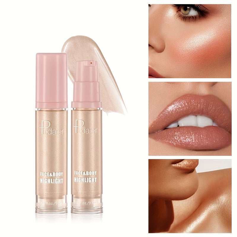Matte Liquid Shimmer Highlighter Cream Stick for Face & Body