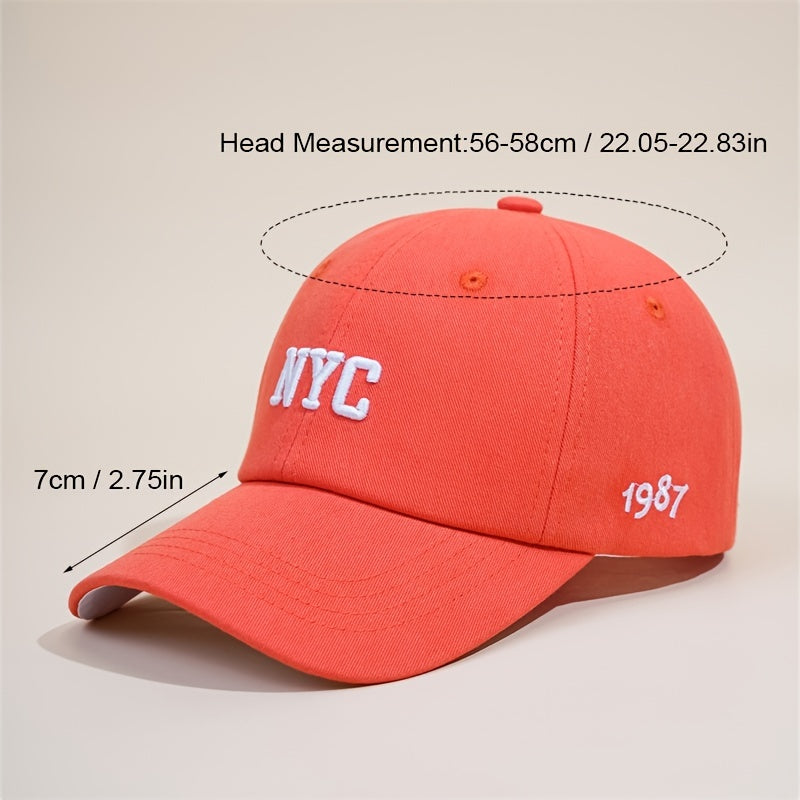 Men's Letter Embroidered Baseball Cap