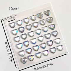 DIY Acrylic Rhinestone Stickers for Mobile Phone Case - Princess 3D Stickers