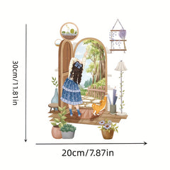 Home Decor Wall Sticker Toilet Lid Sticker Waterproof PVC Removable Sticker