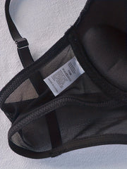 2pcs Lace Push Up Bras Front Buckle Women's Lingerie
