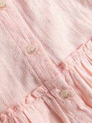 Baby Girls Plain Short Sleeve Dress for Summer