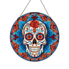 Halloween Mexican Skull Acrylic Decoration