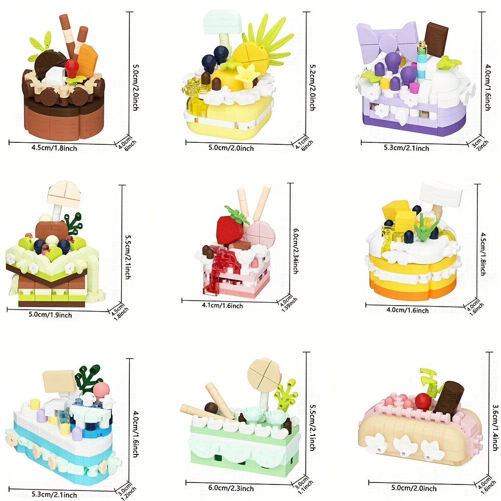 Novel Dessert Model Assembly Toys for Ages 8+