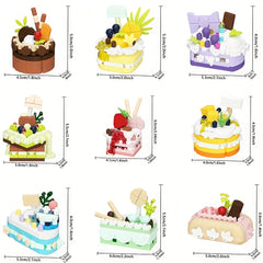 Novel Dessert Model Assembly Toys for Ages 8+