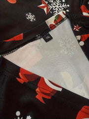 Christmas Casual Cardigan Women's Plus Graphic Print