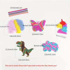 Silicone Sensory Activity Board - Butterfly, Dinosaur, Elephant Designs