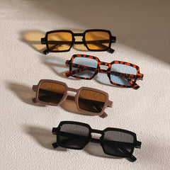 Vintage Square Sunglasses Polarized UV Protection